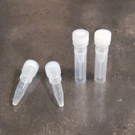 МИКРО ТРЪБИ тест с капачка на винт , 0. 5 ML , Заобиколи , винтова капачка , без O- пръстен