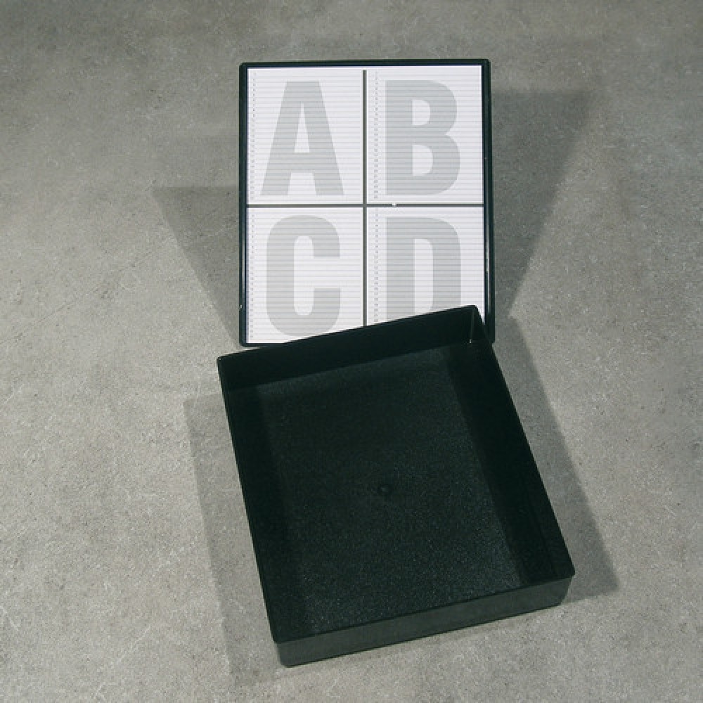 STORAGE BOX FOR 4 ОЦВЕТЯВАНЕ RACKS , 169. 5x192. 6 mm , H. : 40. 7 mm