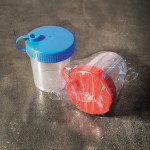 150 ML URINE CONTAINER , Bulk , Светло син
