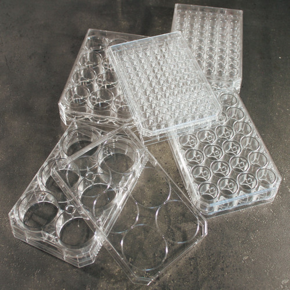 CELL CULTURE - MULTI - ямкови плаки , N ° WELLS : 96 , 0. 32 cm , 0. 2 мл , Ø ДОБРЕ CM : 0. 64 , Обработени