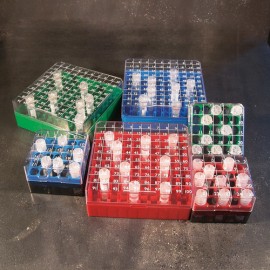 Криотуби BOX , 25 МЕСТА , 76 х 76 х 52 mm , Red