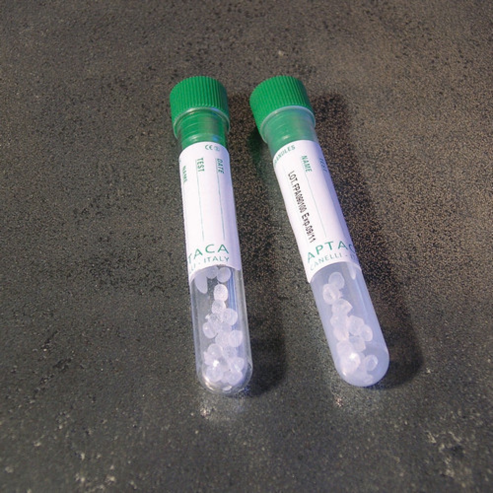 Епруветки с разделящи ГРАНУЛИ GREEN CAP , Vol. 4 мл , Ø 13 х 75 mm , С етикет , PP